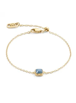 Bracelet Coeur De Lion Birthstone Mars_x005f_x000D_aventurine bleue