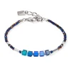 Bracelet Coeur de Lion Cube Story MinimalisticSparkling bleu