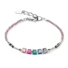 Bracelet Coeur de lion Cube Story Minimalistic_x005f_x000D_Sparkling Multicolour Art Nouveau
