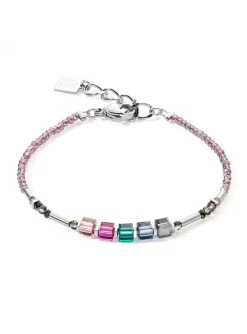 Bracelet Coeur de lion Cube Story Minimalistic_x005f_x000D_Sparkling Multicolour Art Nouveau