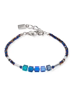 Bracelet Coeur de Lion Cube Story MinimalisticSparkling bleu