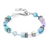 Bracelet Coeur de Lion Geocube Iconicaqua-lilas