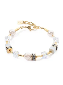 Bracelet Coeur de Lion GeoCUBE® Iconic Pearl Mix