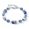 Bracelet Coeur de Lion Geocube sodalite et hématite_x005f_x000D_bleu