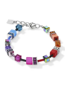 Bracelet Coeur de Lion GeoCube Rainbow multicolore