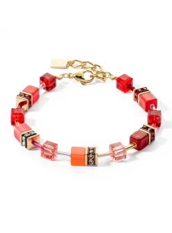 Bracelet Coeur de Lion GeoCUBE Iconic rouge