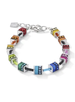 Bracelet Coeur de Lion Geocube classique polaris_x005f_x000D_strass multicolore
