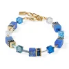 Bracelet Coeur de Lion GeoCUBE Iconic Precious bleu