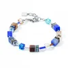 Bracelet Coeur de Lion Geocube Iconic Precious_x005f_x000D_bleu/brun nouveauté hiver 2024