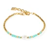 Bracelet Coeur de Lion Lagoon Pearl or-menthe
