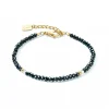 Bracelet Coeur De Lion Litltle Twinkle doré/noir
