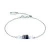 Bracelet Coeur de Lion Mini Cubes et Chain noir_x005f_x000D_Nouvauté Hiver 2024