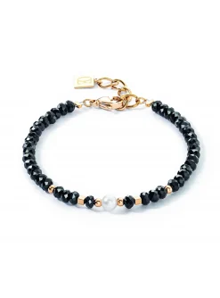Bracelet Coeur de Lion Mystic Pearl doré noir_x005f_x000D_Nouveauté hiver 2024