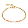Bracelet Coeur de Lion Sunset Pearl or-corail