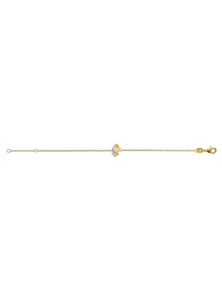 Bracelet enfant Brillaxis licorne plaqué or