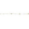 Bracelet enfant perles de culture papillons or