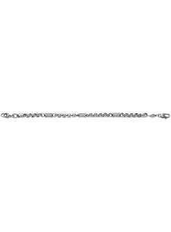 Bracelet Fossil All Stacked Up en acier inoxydable
