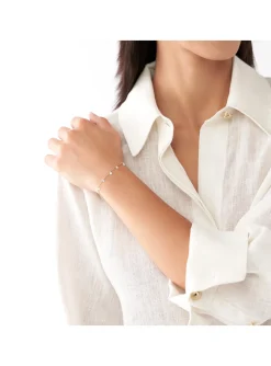 Bracelet Fossil Sadie Shine Bright laiton doré