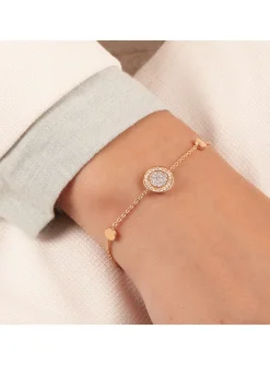 Bracelet Fossil Sutton Halo rosé