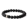 Bracelet Gemini Black Lava M
