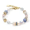 Bracelet GeoCUBE Coeur de lion Precious bleu clair