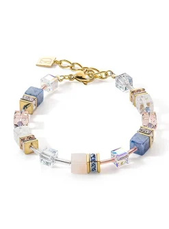 Bracelet GeoCUBE Coeur de lion Precious bleu clair