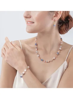Bracelet GeoCUBE Coeur de lion Precious bleu clair