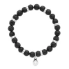 Bracelet homme Brillaxis Pierre de Lave