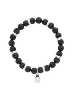 Bracelet homme Brillaxis Pierre de Lave
