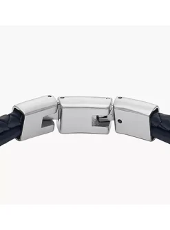 Bracelet homme Fossil double rang bleu