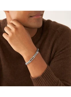Bracelet homme Fossil Heritage D-Link acier
