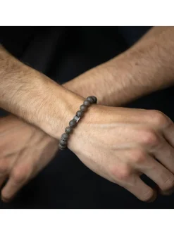 Bracelet homme Gemini Alpha Mat Brown bronzite