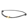 Bracelet homme Gemini cordon Infinity Black Gold