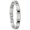 Bracelet homme Jourdan Danaos acier et carbone