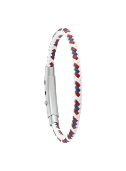 Bracelet homme Jourdan Dixon bleu blanc rouge