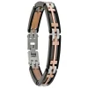 Bracelet homme Jourdan Priam acier tricolore