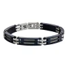 Bracelet homme Jourdan Priam bleu et acier