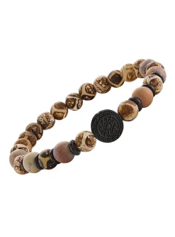 Bracelet homme Jourdan Yasur turquoise antique