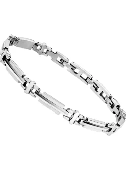 Bracelet homme Lotus acier Men In Black