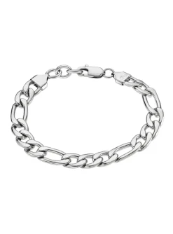 Bracelet Homme Lotus Style Men In Black_x005f_x000D_Maille Figaro