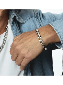 Bracelet Homme Lotus Syle Chaîne maille gourmette