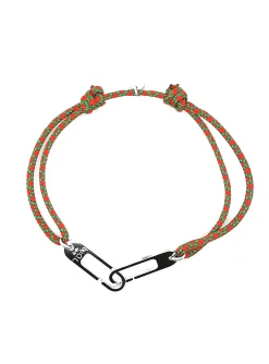 Bracelet homme Olivier Lafond Osmose rouge et vert