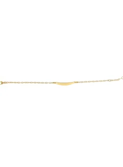 Bracelet identité bébé Brillaxis or 18 carats