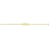 Bracelet identité bébé or jaune 9 carats