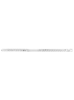 Bracelet identité Brillaxis argent