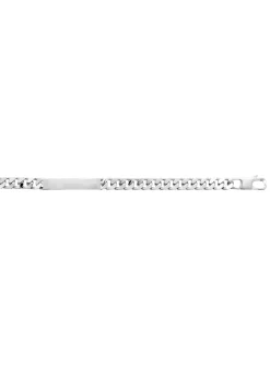 Bracelet identité Brillaxis argent