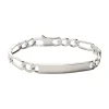 Bracelet identité homme Brillaxis argent