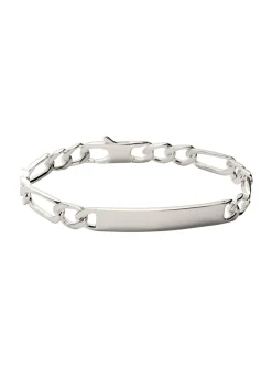 Bracelet identité homme Brillaxis argent