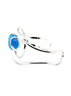 Bracelet jonc Andréa Marazzini Nautilus turquoise