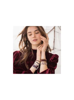 Bracelet Jonc Bnagle Up Joy Rouge/Sable